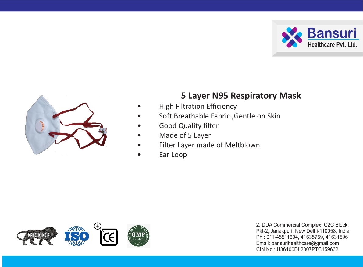 N95 Mask with Respirator