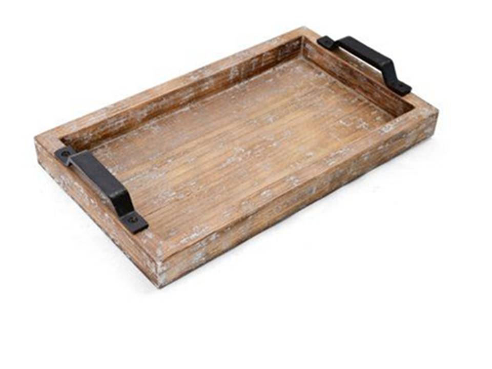 WOODEN SERVING TRAY