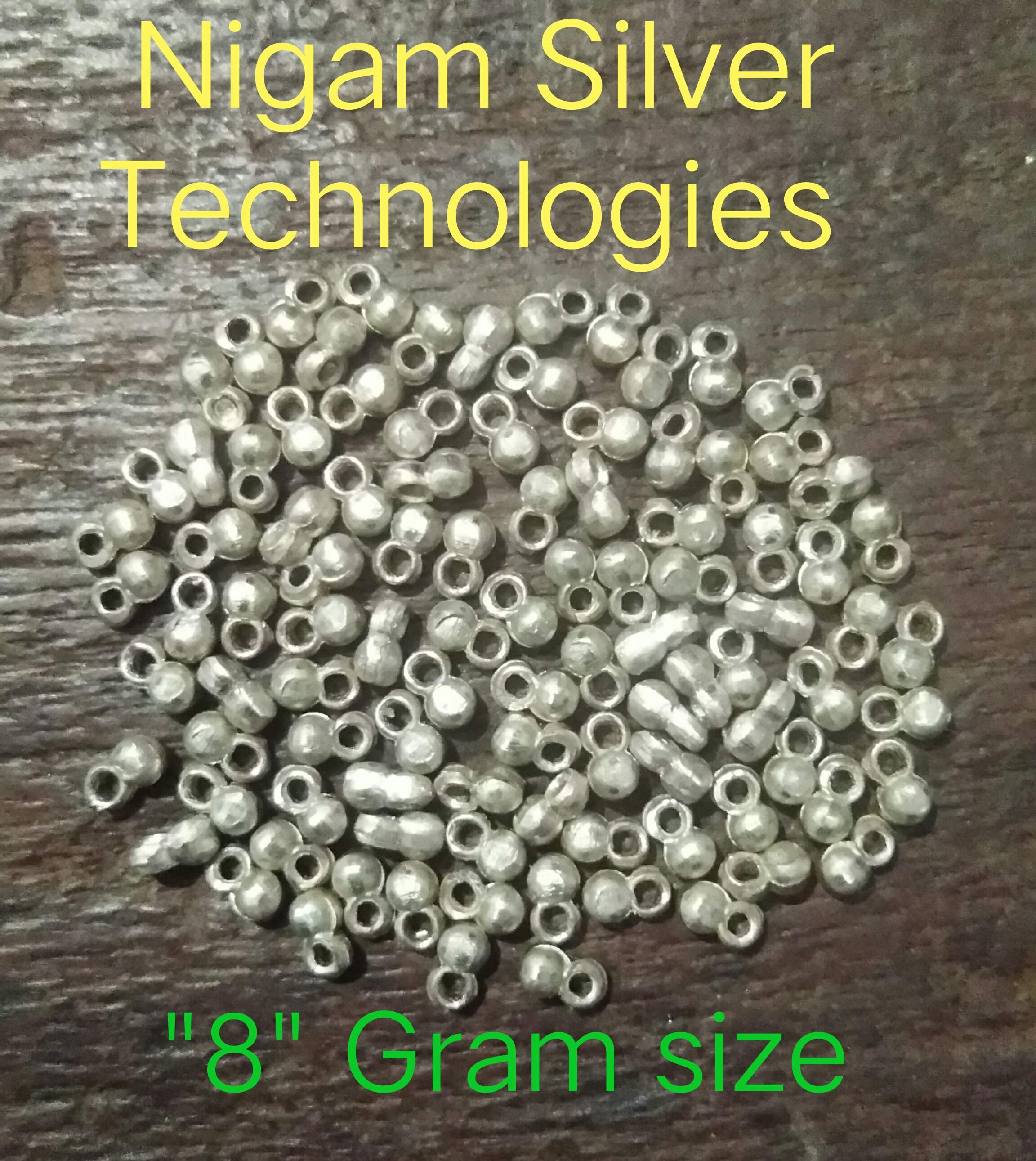 8 GM Size silver anklet ghungroos