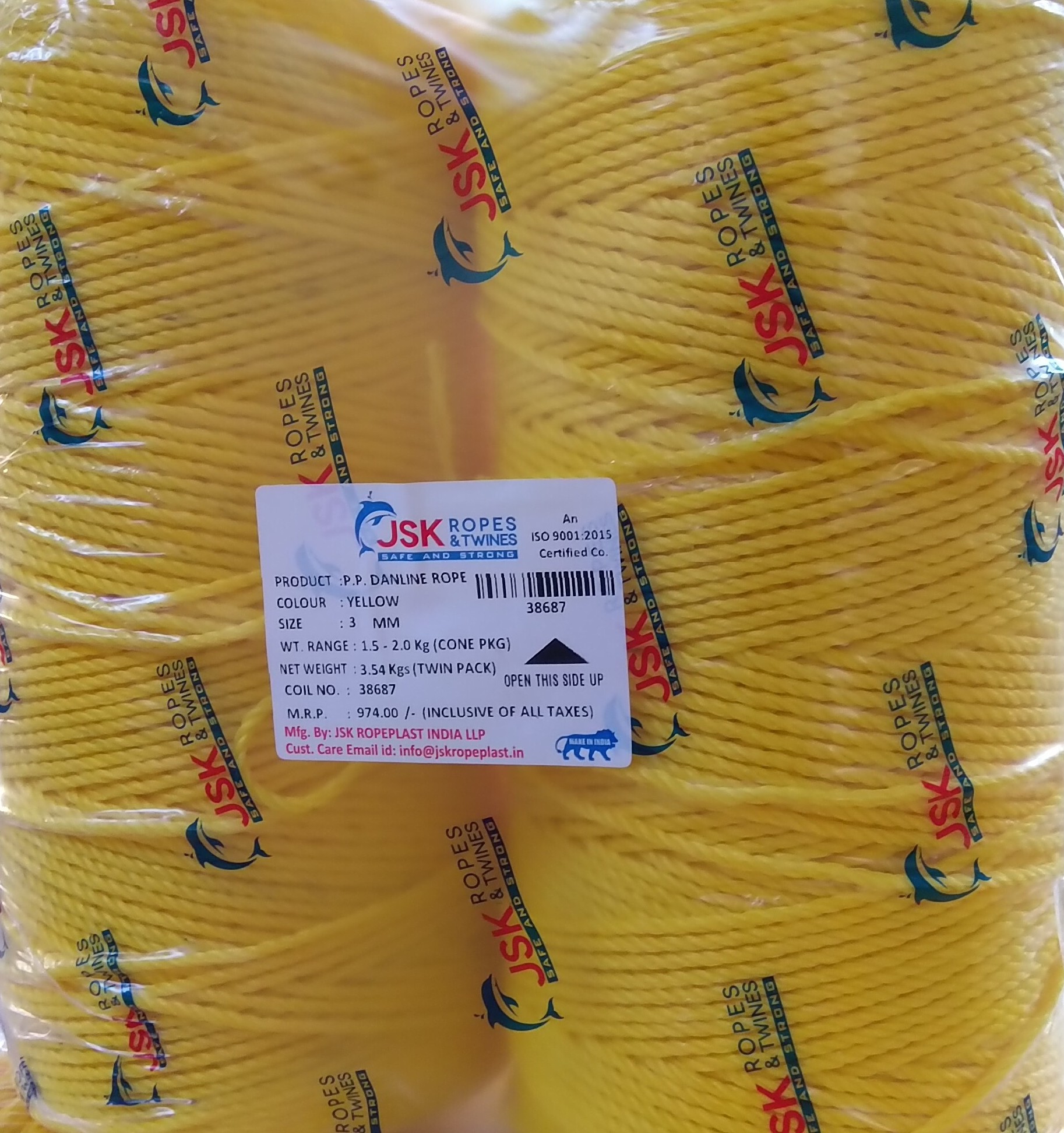 PP DANLINE ROPES AND TWINES