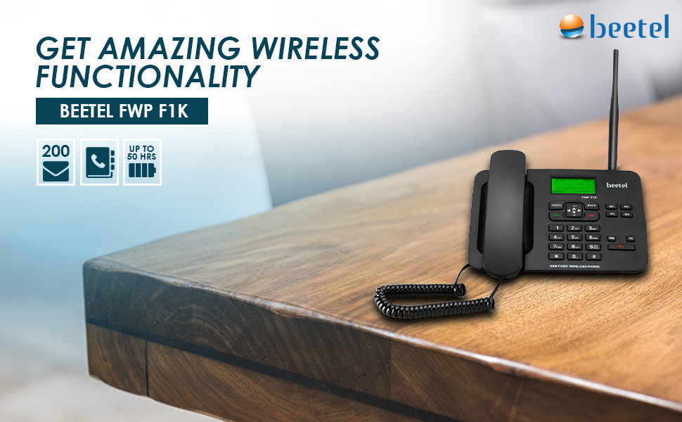 BEETEL F1 GSM SIM  BASED DIGITAL CALLER ID 2G/3G GSM FWP WITH HF SPEAKER Fixed Wireless Phone
