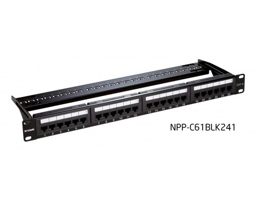 D-Link Cat 6 UTP Loaded Patch Panel