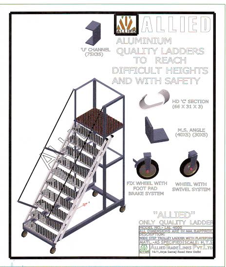 M.S. TROLLEY LADDER 
