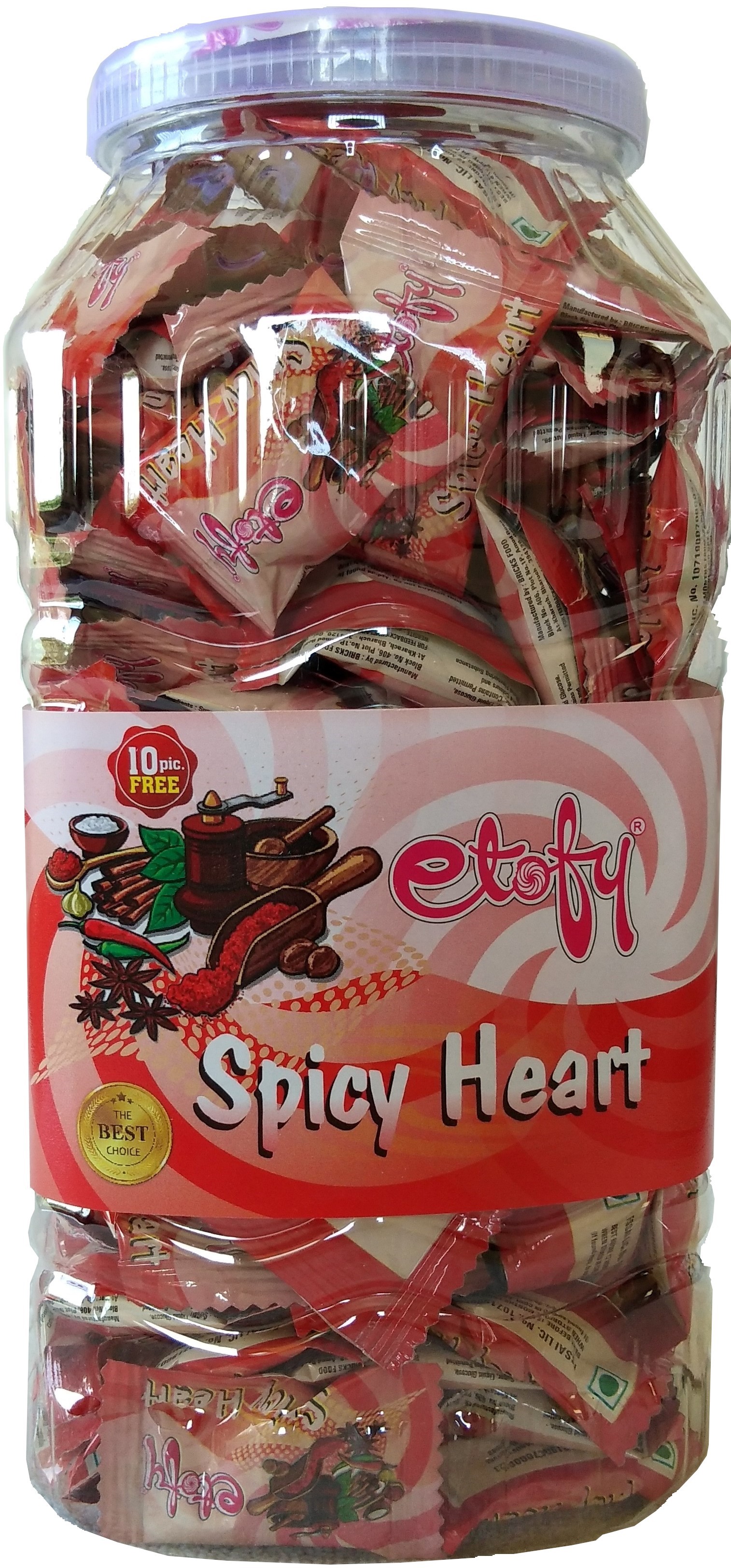 etofy Spicy Heart Candy
