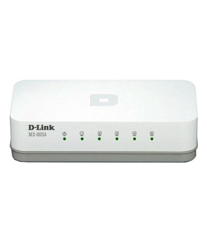 D-Link DES-1005 5-Port 10/100 Switch (White)