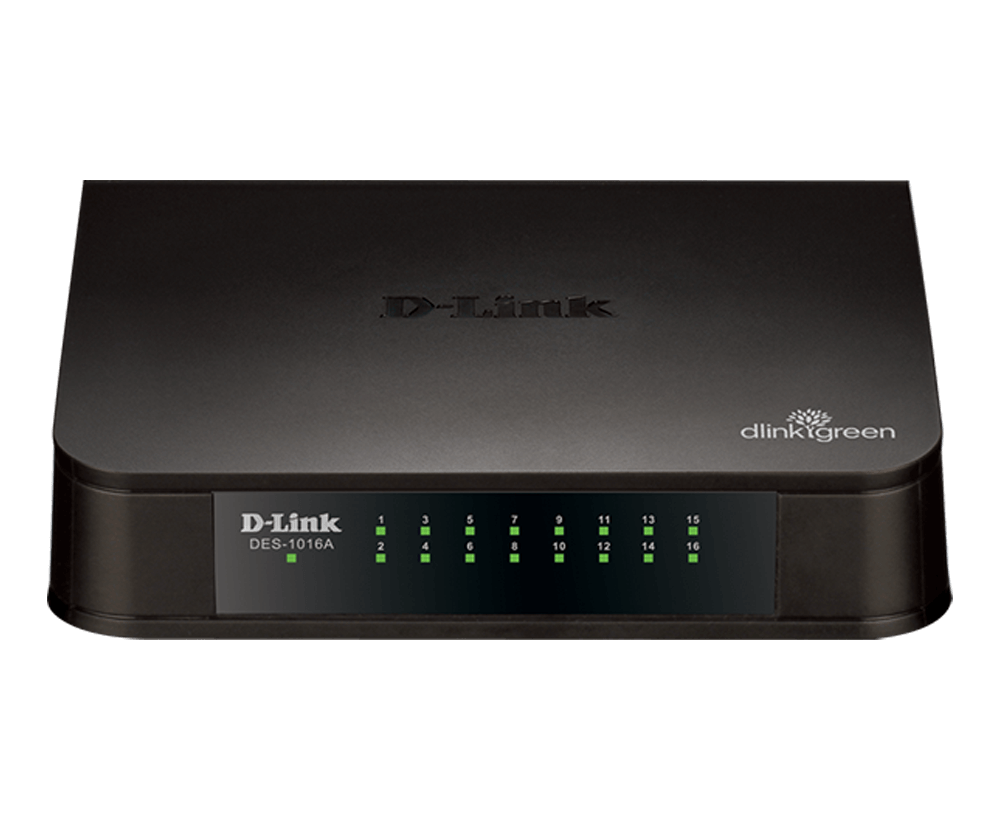 D-Link DES-1016A 16 Port 10/100 MBPS Unmanaged Switch