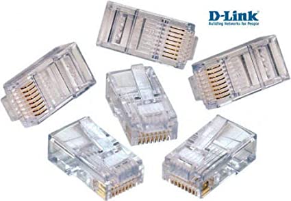 D-Link(INDIA) RJ45 Connector Module Plugs - Pack of 100 Nos