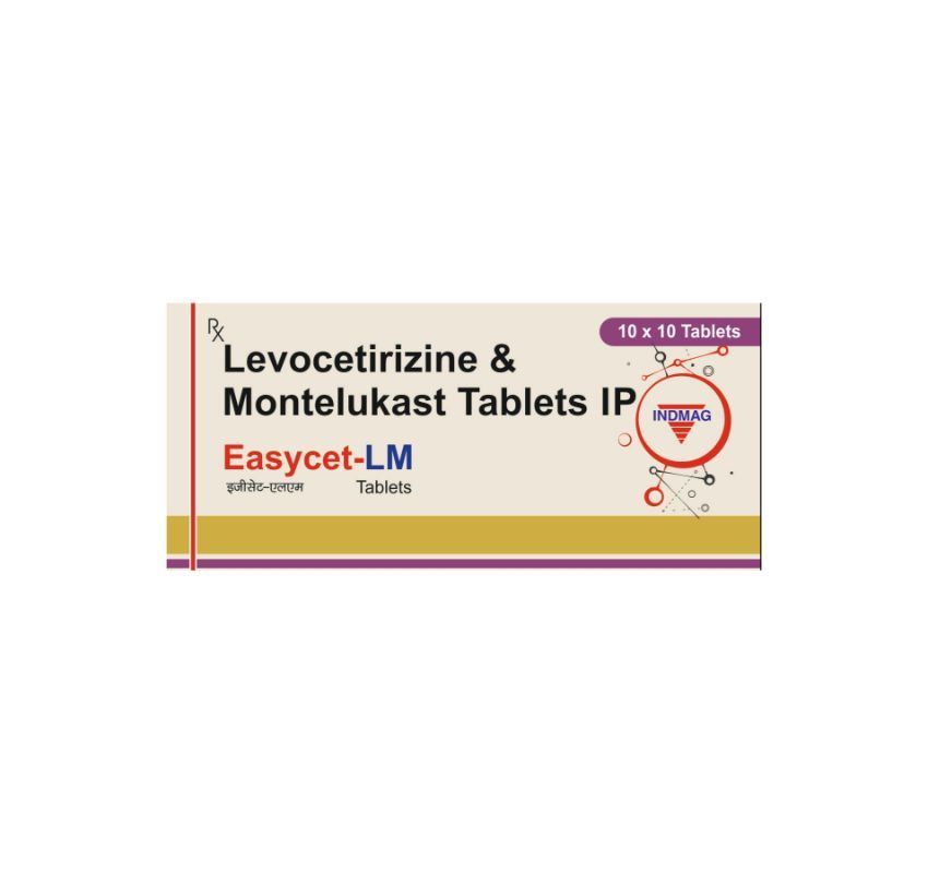 Easycet-LM - Levocetirizine Hydrochloride & Montelukast Sodium Tablets 