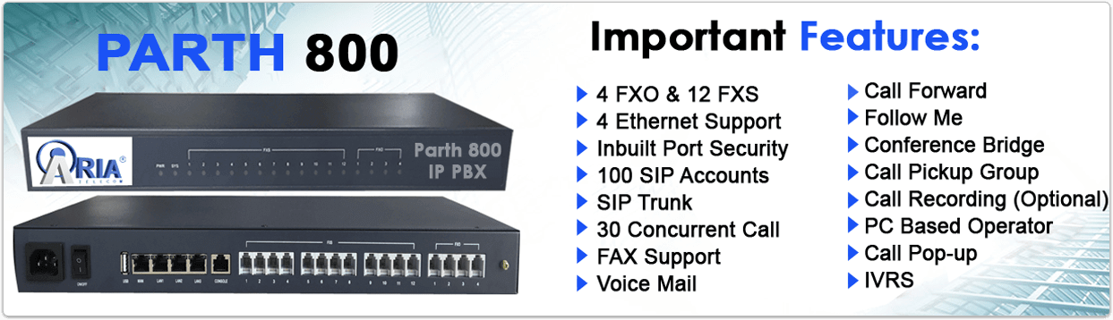 Parth800 IP PBX 