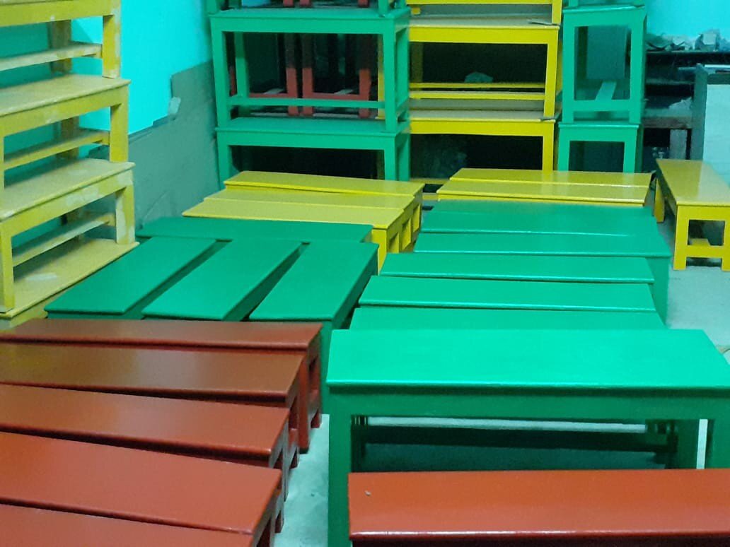 Wooden Desk bench
