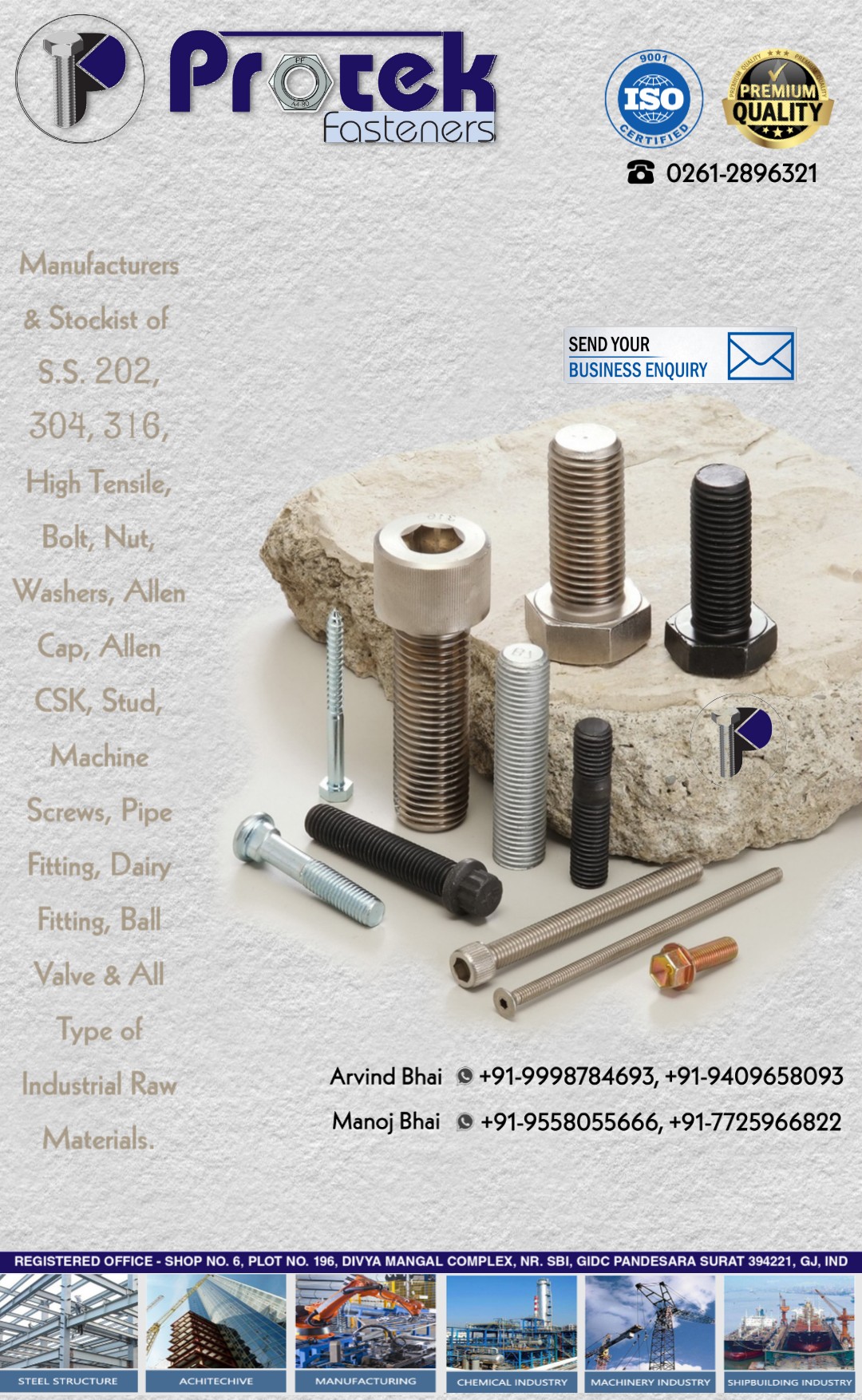 STAINLESS STEEL FASTENERS