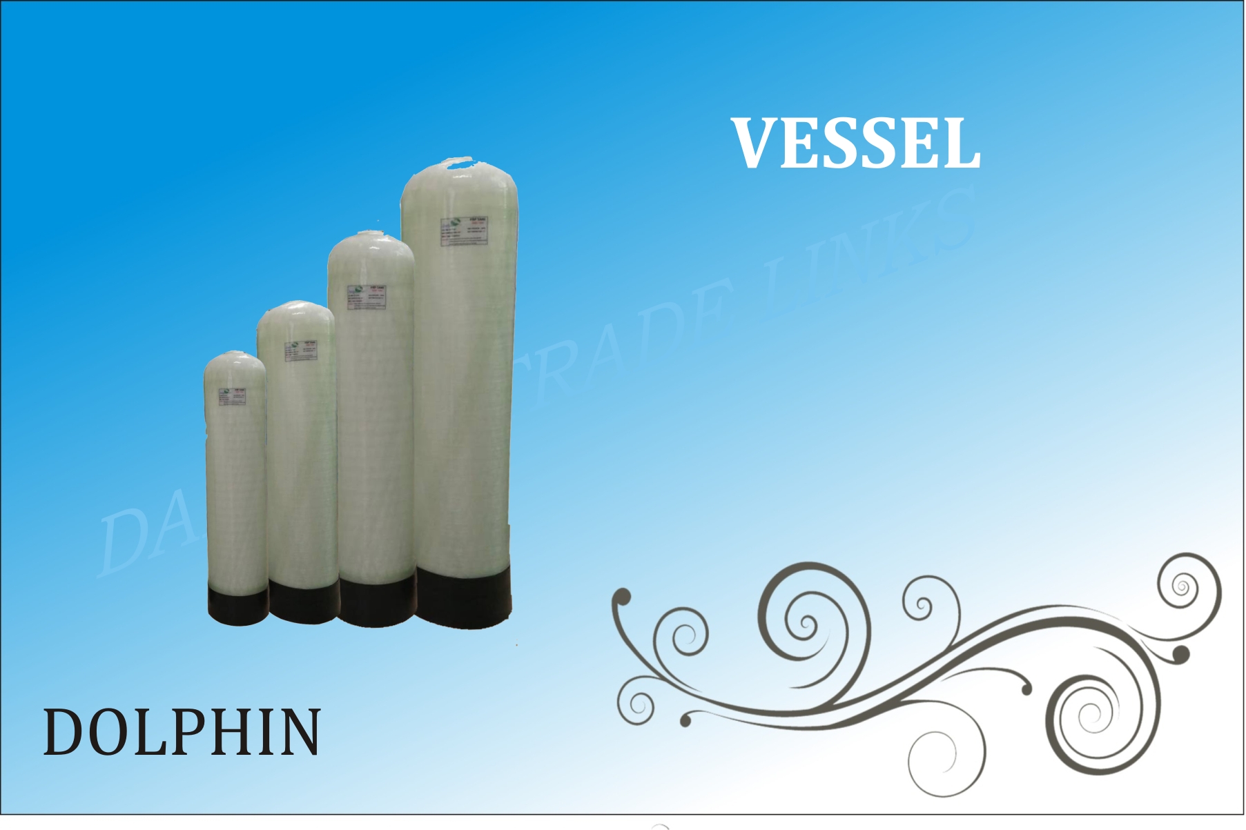FRP VESSEL DOLPHIN 13X54