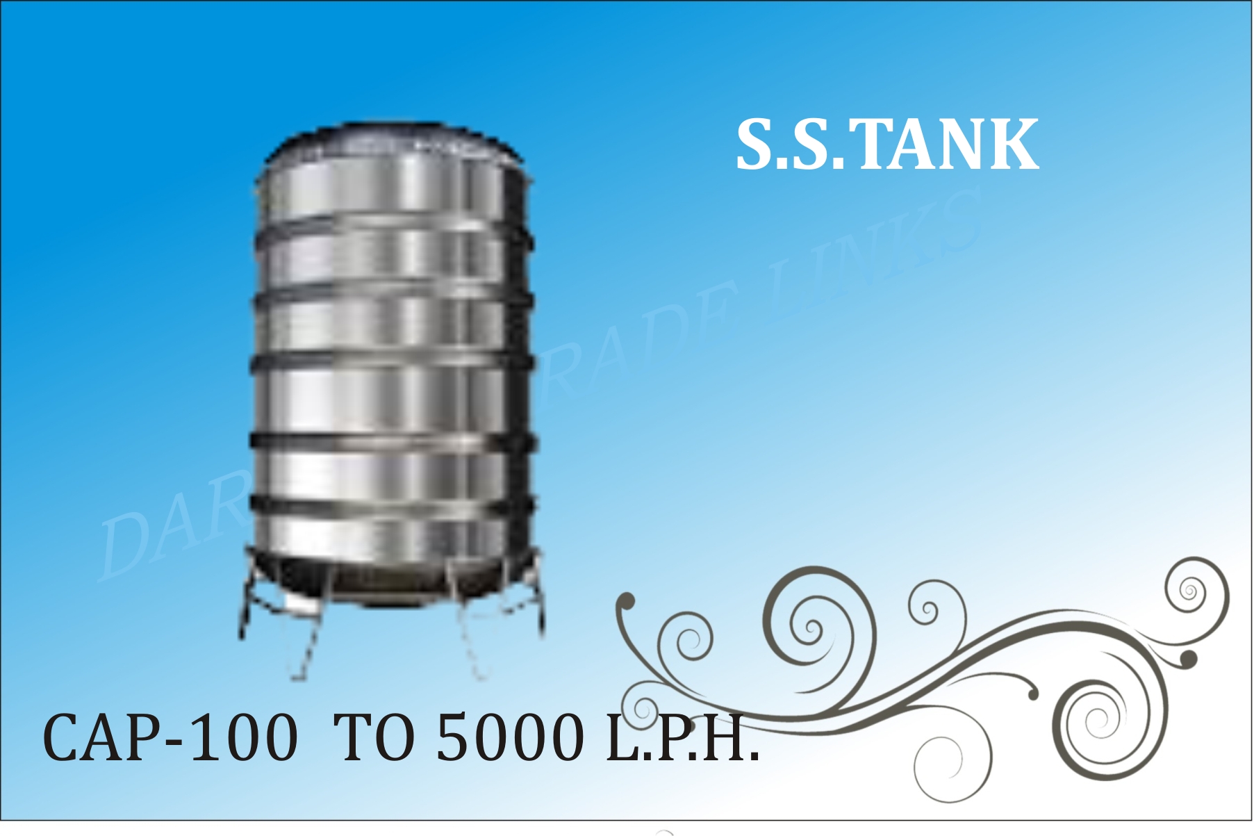 SS TANK 1000 LTR 