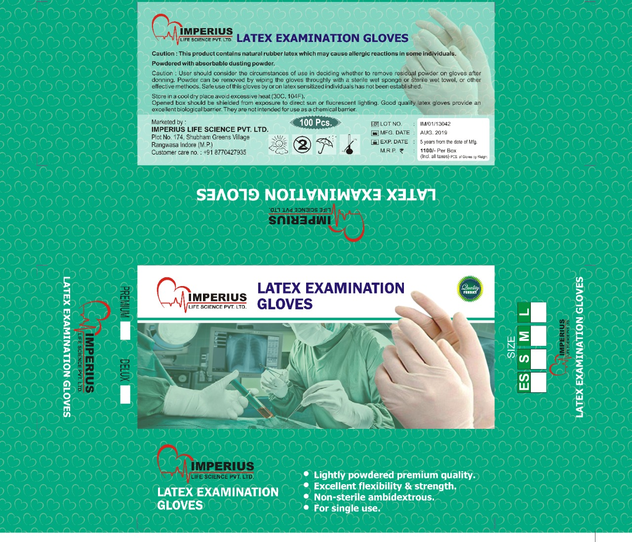 Latex Examination Gloves