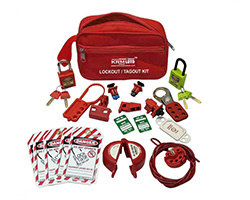 Krm Loto - Red Osha Lockout Tagout Maintenance Kit