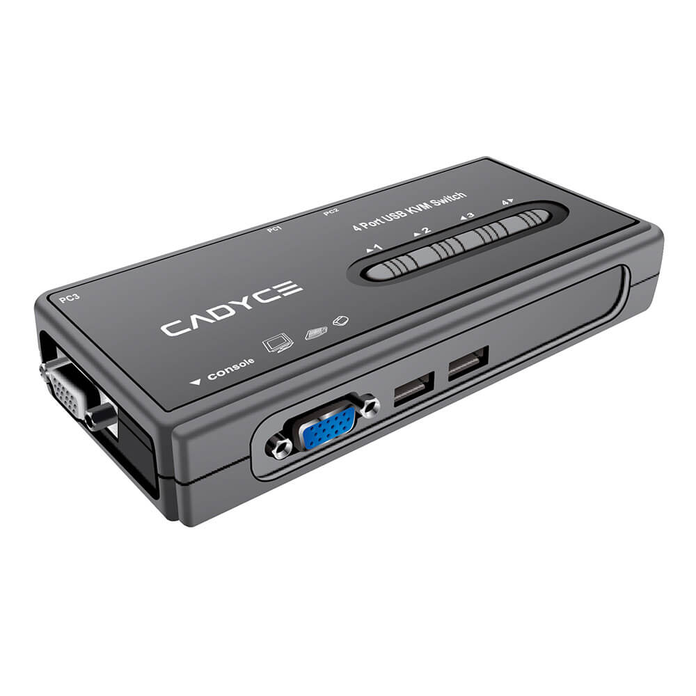 4 Port Desktop USB KVM Switch