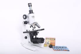 Gemkolabwell G-S-725-71 Metal White 2000X Led Cordless Binocular Lab Microscope with Battery Backup