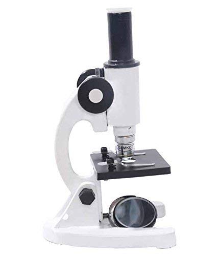 Gemkolabwell G-S-725-12 Metal White & Black Student Microscope