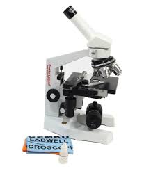 Gemkolabwell G-S-725-131 Metal White 2000X Led Cordless Compound Lab Microscope with 100X Oil Xy Coaxial Stage