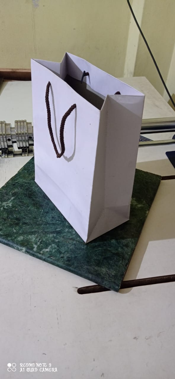 White paper bag