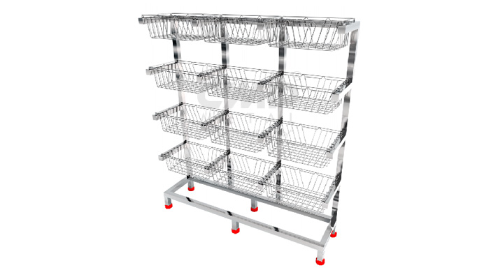 1900 - CSSD BASKET RACK