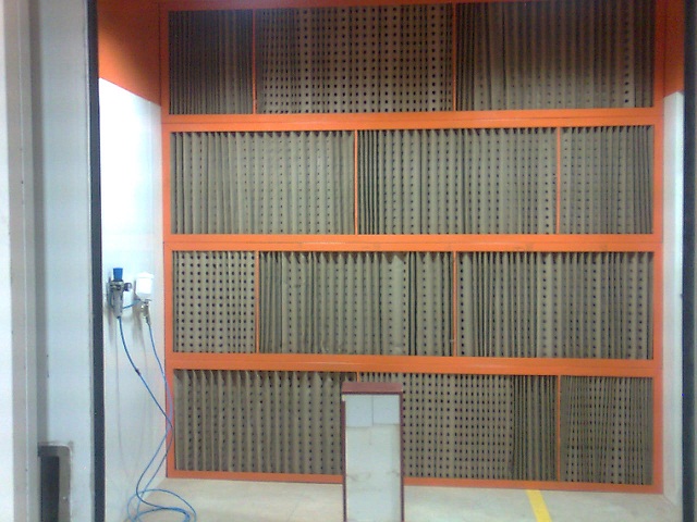 13.  Dry Spray Booth: