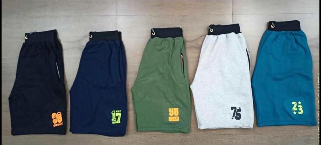 Men plain shorts, bermudas