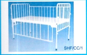 Hospital Furniture (Mobile 2 Section Children’s Cot)