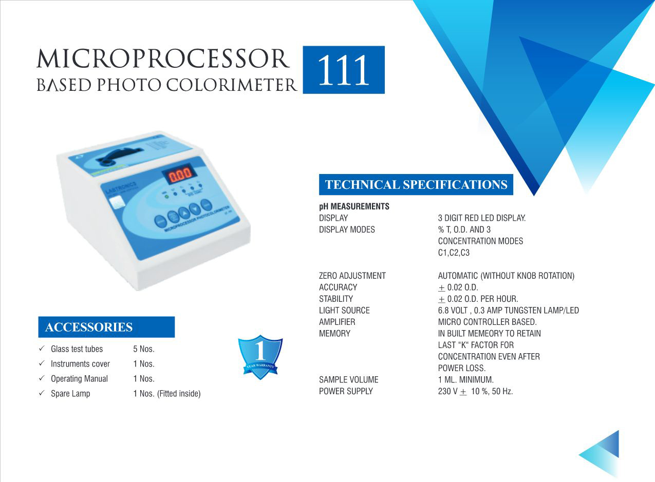 PHOTO COLORIMETER 