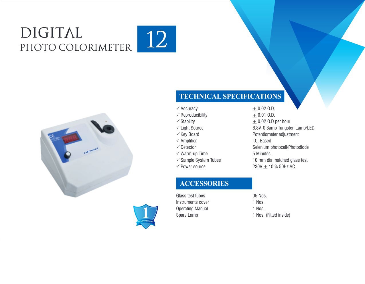 DIGITAL PHOTOCOLORIMETER