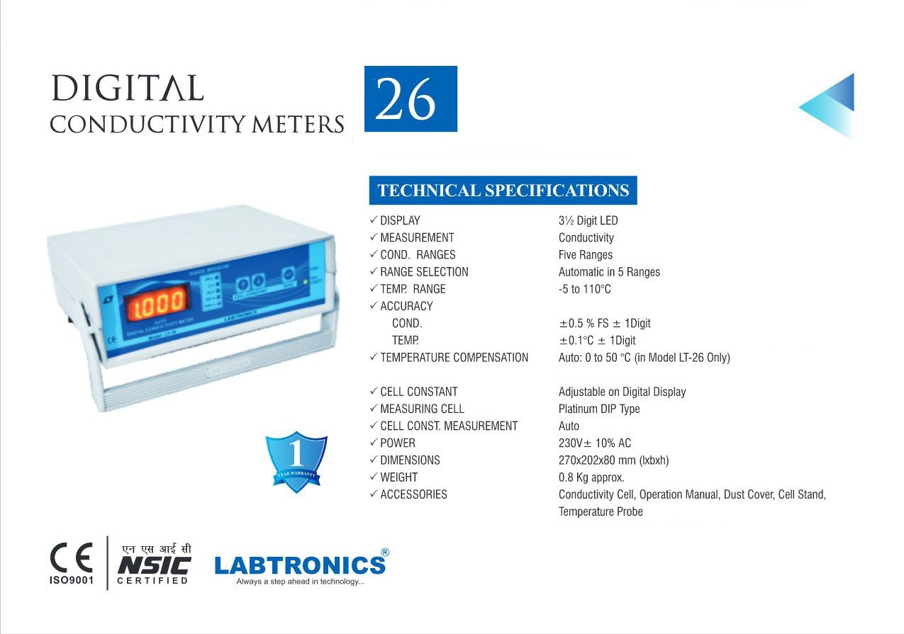 DELUXE CONDUCTIVITY METER 