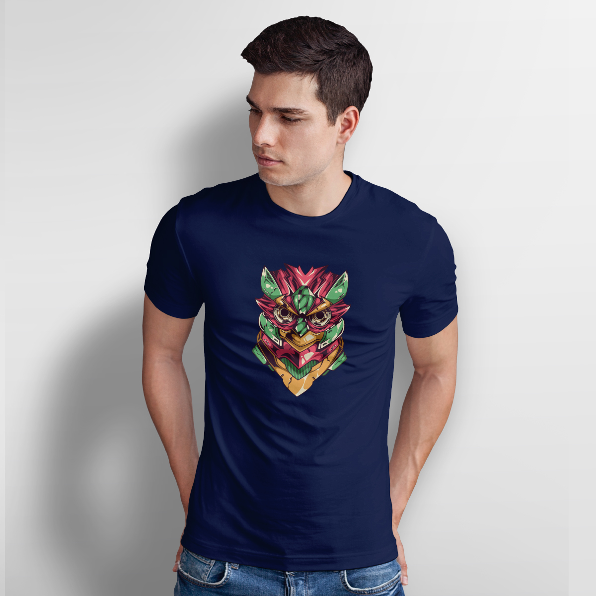 MEN OWL ROUND NECK T-SHIRTS