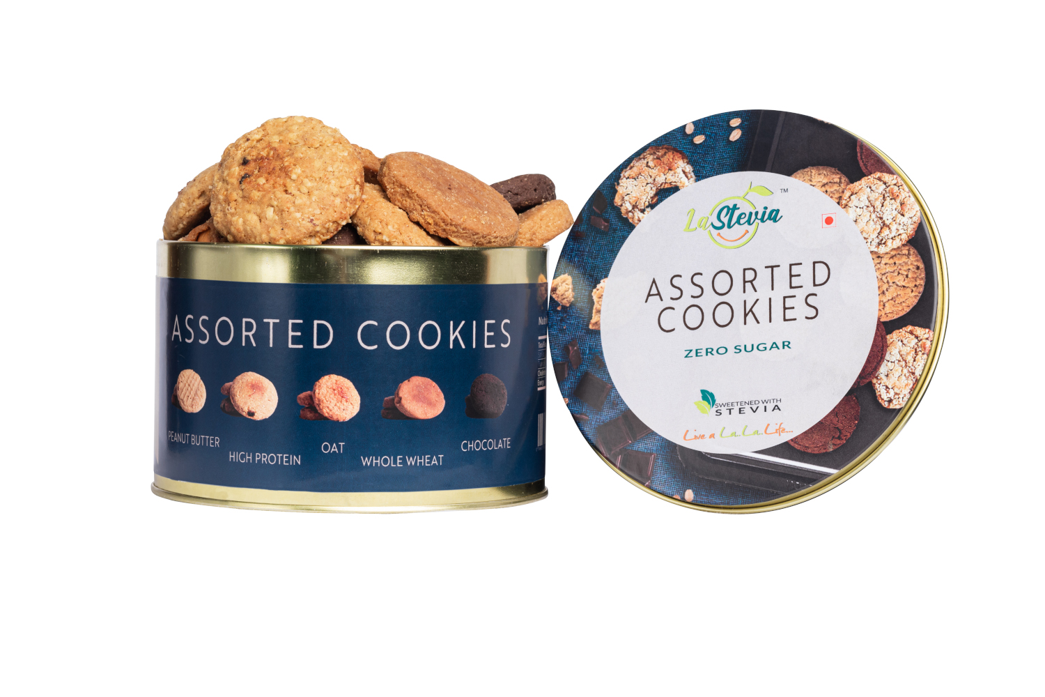 Assorted Egg Cookies Sweetened with Stevia, No added Sugar, Low Glycemic
