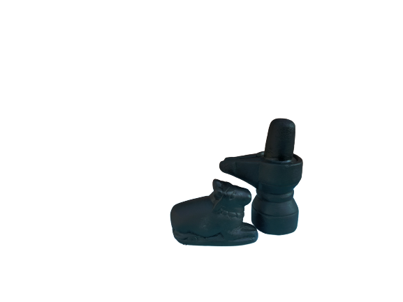 Handmade Shivling & Nandi Made of  Natural Stone for worship purpose 