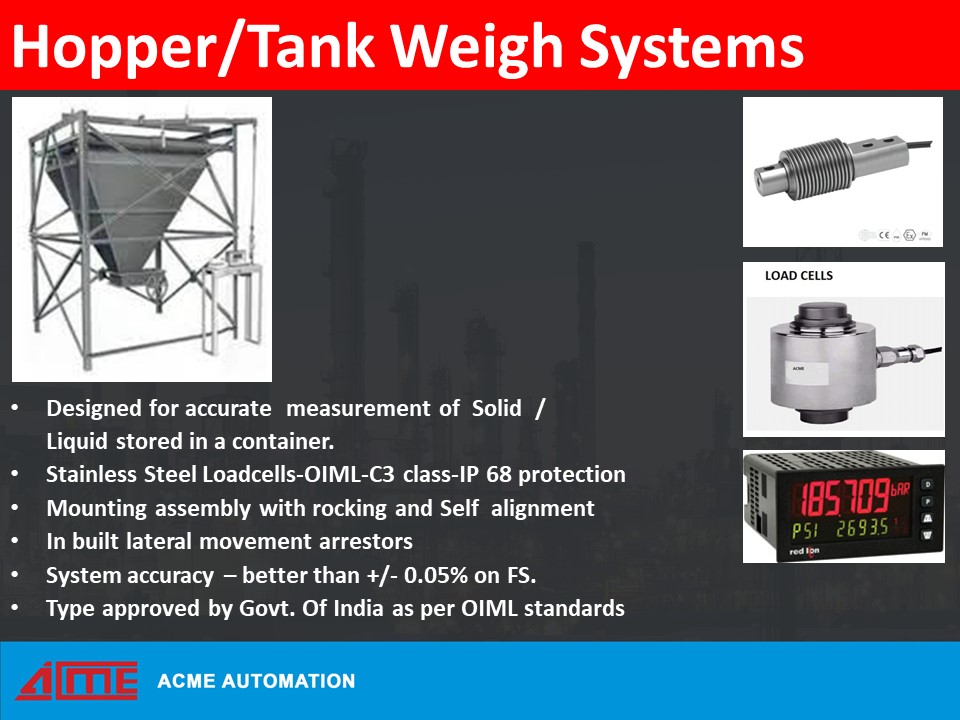 HOPPER WEIGH SYSTEM