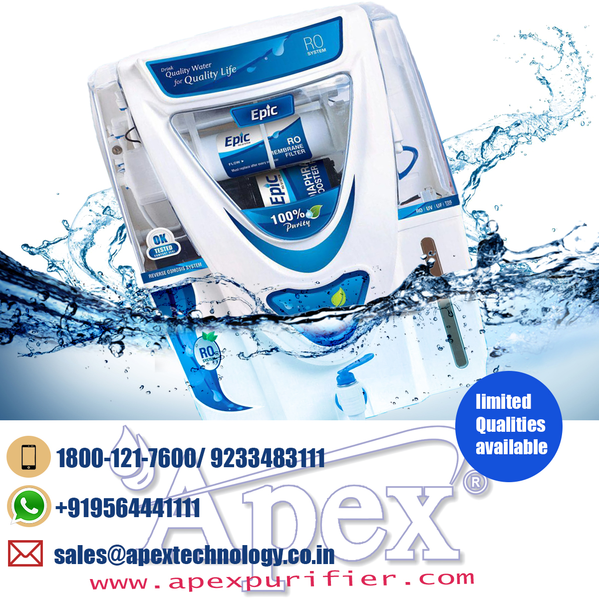 DOMESTIC RO WATER PURIFIER