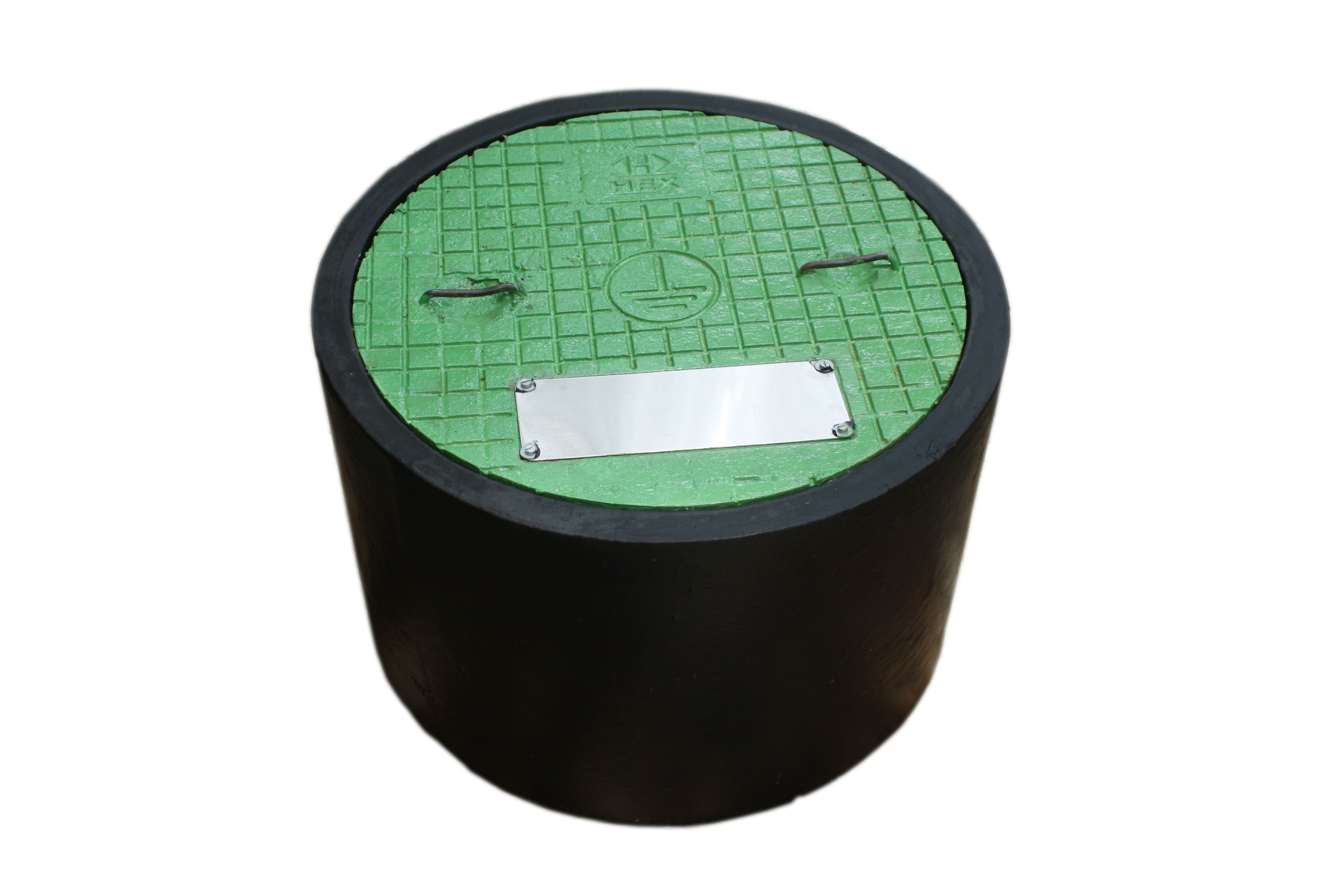 Round Concrete Body With Cast Iron Cover 