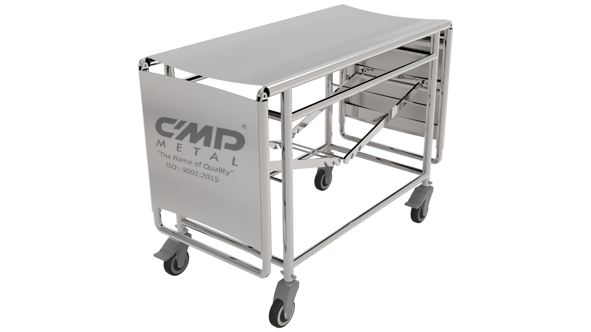 1500 - Folding Stretcher Trolley 