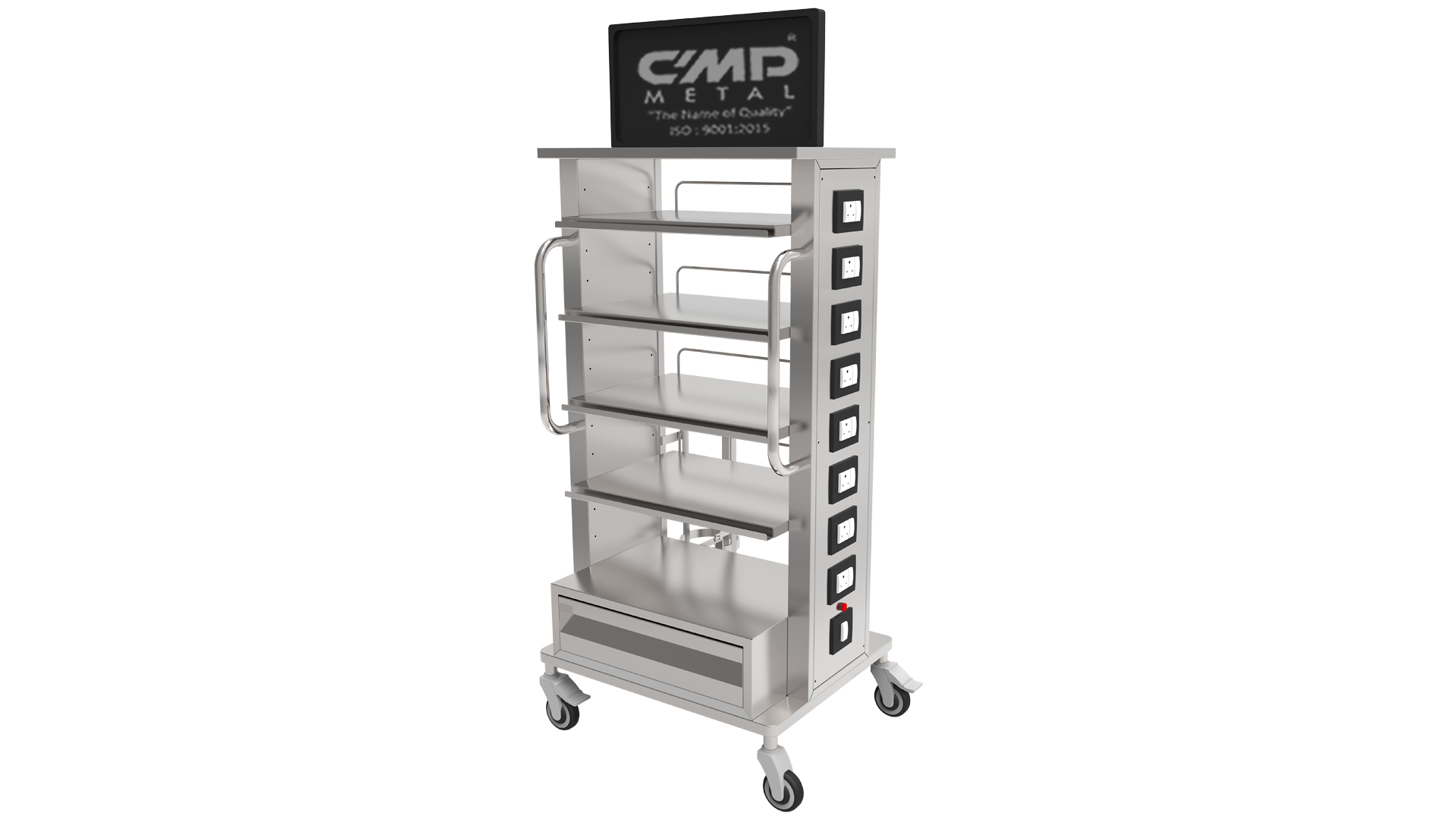 1500-Laparoscopic Monitor Trolley 
