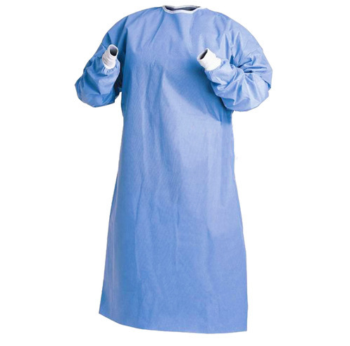 REINFORCED SURGEON GOWN WITH 2 WIPES