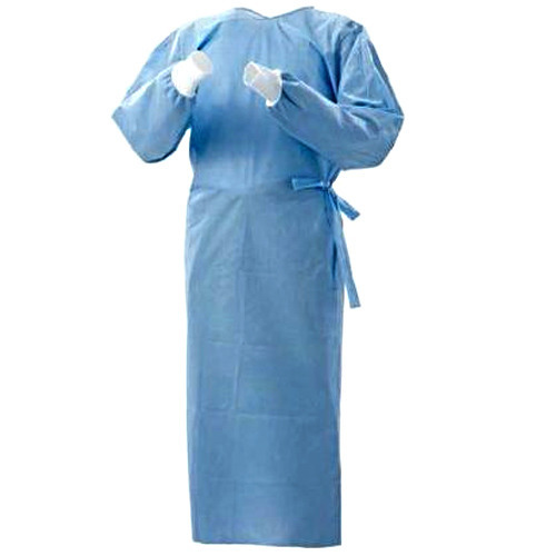 Wraparound Surgical Gown with 2 Wipes