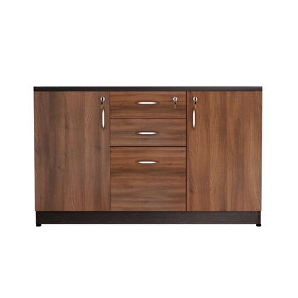 BALLIE CREDESTAL 1200(W) X 450(D) X 750(H) 3 DRAWER BETWEEN 2 SHUTTER