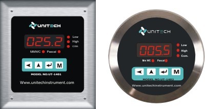 Clean Room Differential Pressure Monitor