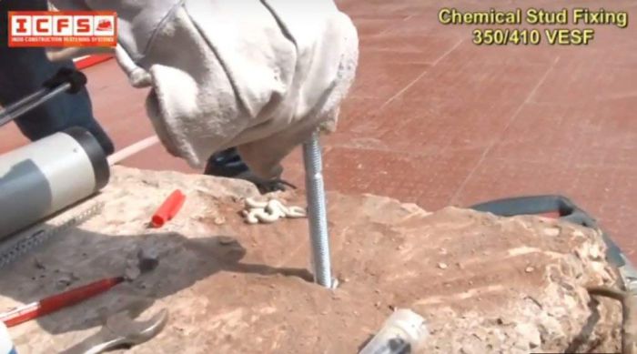 CHEMICAL ANCHOR FIXING SERVICE 30 MM X 380 MM 