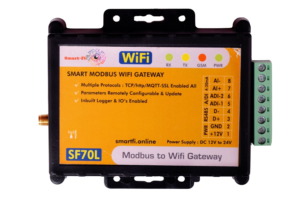 SMART MODBUS TO WI-Fi GATEWAY