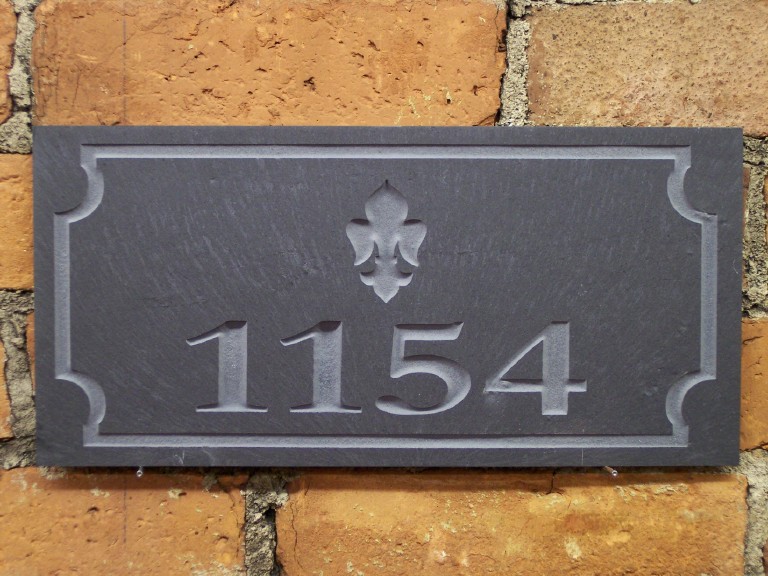 HOUSE NUMBER PLATE 6X9