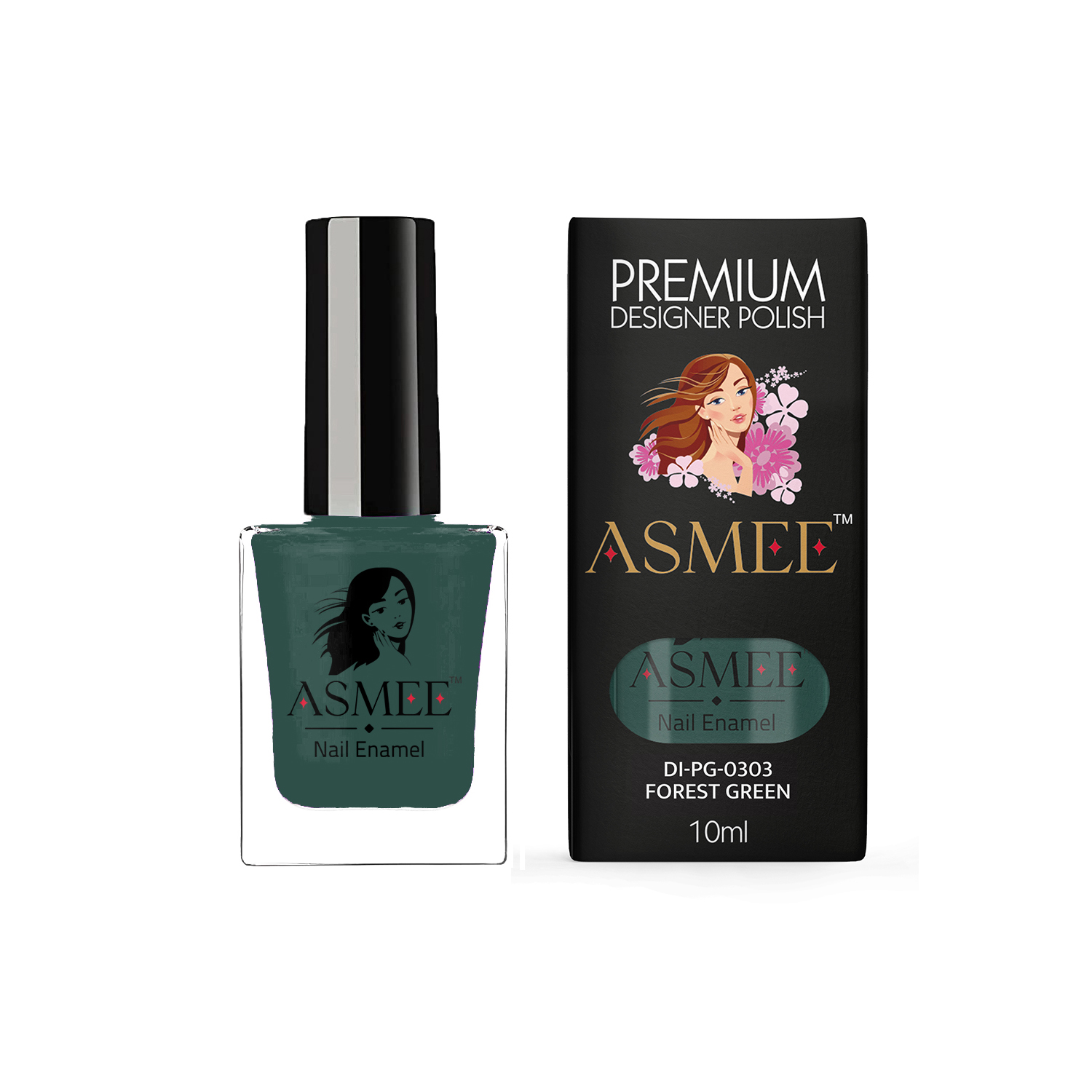 Gel Nail Polish- Forest Green 