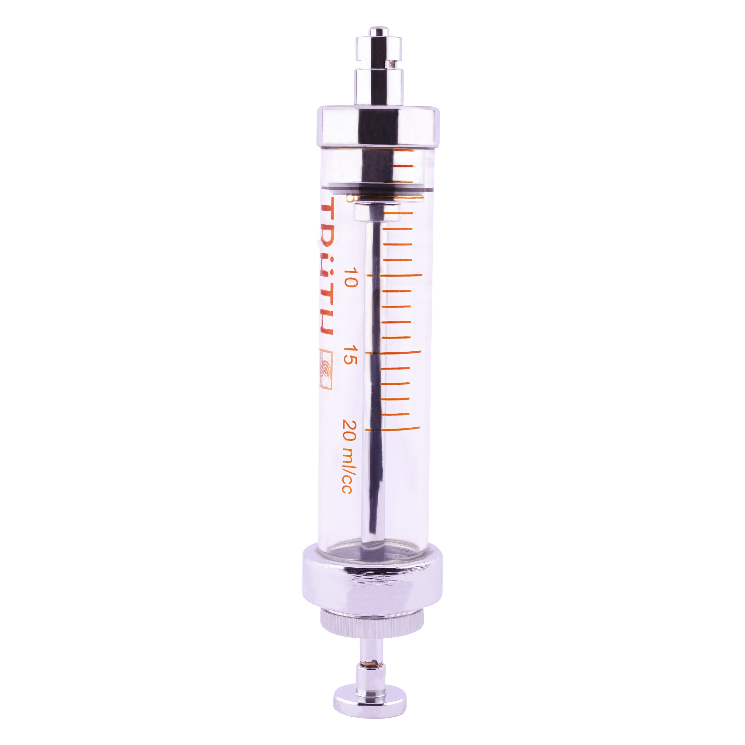 TRUTH Record Glass Syringe Metal Luer Tip (20ml)