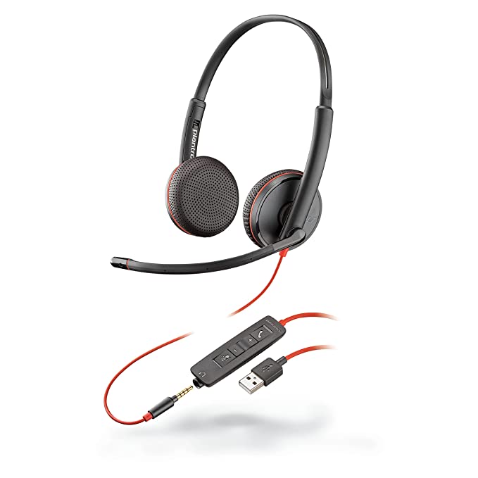 Poly - Blackwire 3225 USB-A Wired Headset 