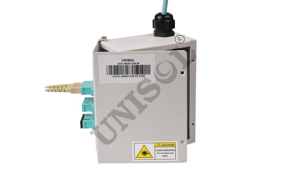 Nano din rail liu | Din rail patch panel | 6 Port Nano Din rail Patch panel | Unisol